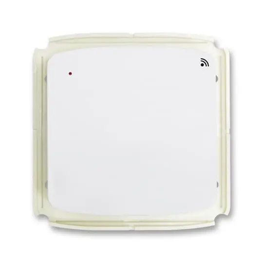 vysílač RF signálu s krátkocestným ovladačem, nástěnný, 868 MHz, bílá, design TANGO